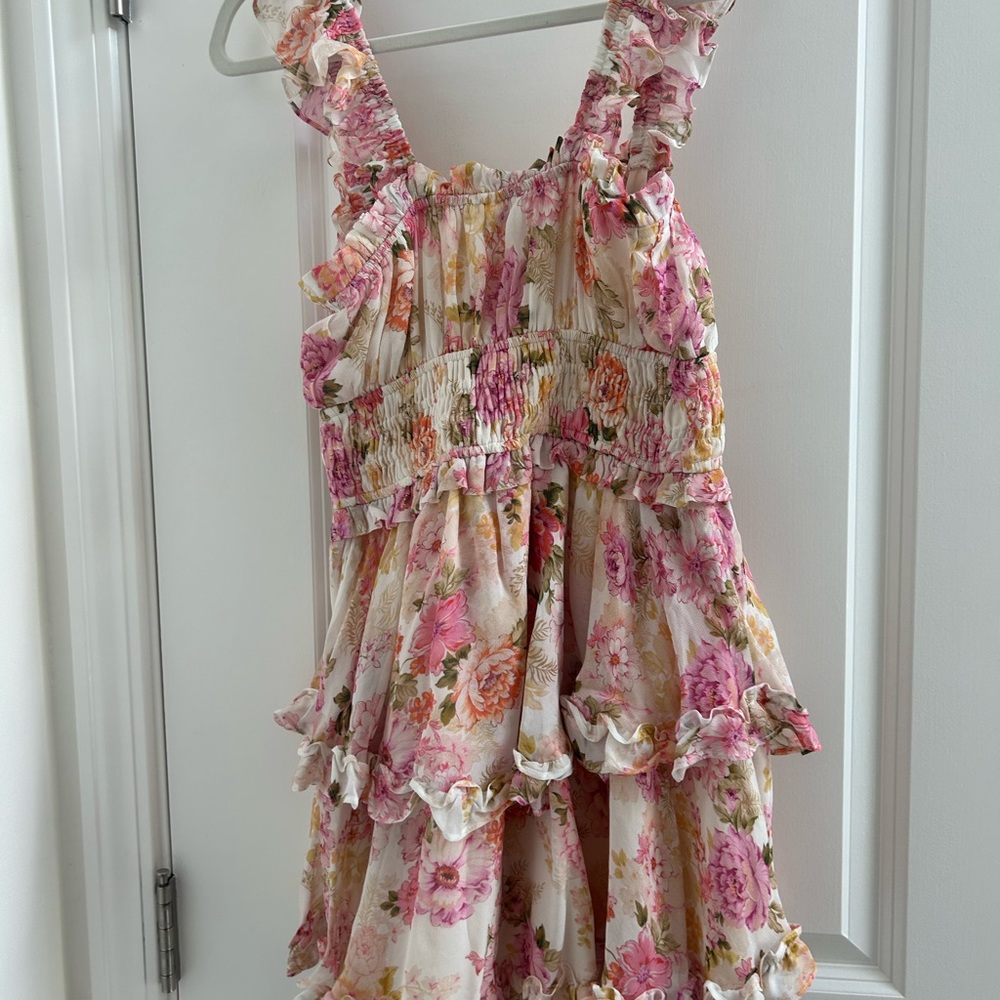 NWT YUMI KIM Floral Mini Dress - Picture 3 of 4